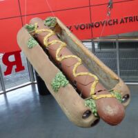Phish Hot Dog in der Rock and Roll Hall of Fame Cleveland, Ohio