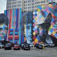 Bob Dylan Mural in Minneapolis, Minnesota