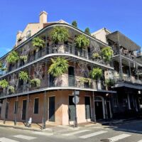 French Quarter New Orleans, Louisiana<br>
Eine Mischung aus französischen, spanischen und kreolischen Einflüssen French Quarter New Orleans, Louisiana