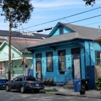 St. Roch District New Orleans, Louisiana<br>
Die Häuser sind einfach, die Bewohner bestimmt nicht reich... St. Roch District New Orleans, Louisiana