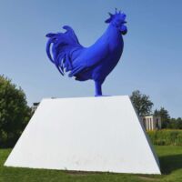 "Hahn" (Cock) von Katharina Fritsch