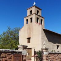Old Guadalupe Santuario in Santa Fe, New Mexico