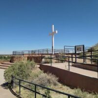 Cross of the Martyr's at Fort Marcy Park in Santa Fe, New Mexico