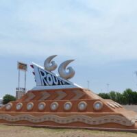 Route 66 Memorial in Tucumcari, New Mexico