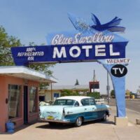 Blue Swallow Motel in Tucumcari, New Mexico