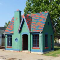 Historic Gas Station in Chandler, Oklahoma