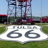 Route 66 Historical Village in Tulsa, Oklahoma