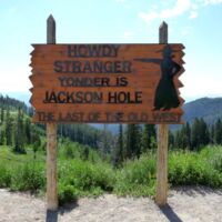 Jackson Hole am Teton Pass, Wyoming