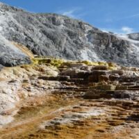 Mammoth Hot Springs im Yellowstone National Park, Wyoming