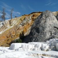 Mammoth Hot Springs im Yellowstone National Park, Wyoming