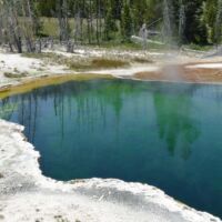 West Thumb Geyser Basin im Yellowstone National Park, Wyoming