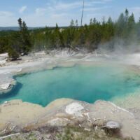 Norris Geyser Basin im Yellowstone National Park, Wyoming