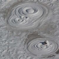 Artists Paintpots im Yellowstone National Park, Wyoming