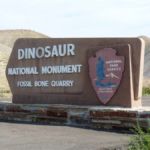 Parkeingang zum Dinosaur National Monument, Utah