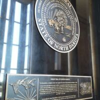 Siegel im State Capitol in Bismarck, North Dakota