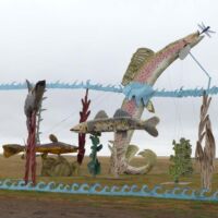 "Fisherman's Dream" am Enchanted Highway, North Dakota