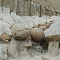 Cannonballs im Theodore Roosevelt National Park, North Dakota