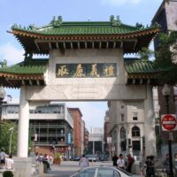 Chinatown in Boston, Massachusetts