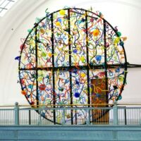 "Lakawanna Ikebana" von Dale Chihuly in der historischen Union Pacific Station Tacoma, Washington