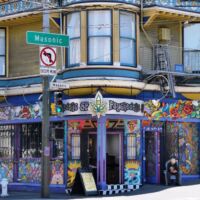 Im Stadtteil Haight-Ashbury von San Francisco, California