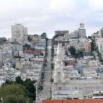 Die steilen Straßen von San Francisco, Kalifornien