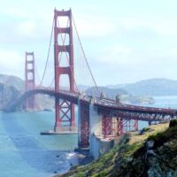 Golden Gate Bridge in San Francisco, California