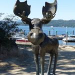 Mudgy the Moose und Millie the Mouse in Coeur d’Alene, Idaho