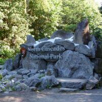 Parkeingang zum North Cascades National Park, Washington