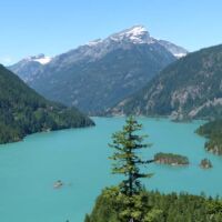 Diablo Lake Overlook im North Cascades National Park, Washington