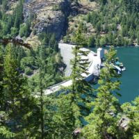 Ross Dam im North Cascades National Park, Washington