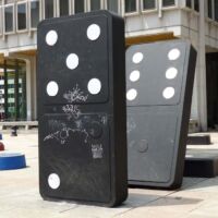"Dominos" im Board Game Art Park Philadelphia, Pennsylvania