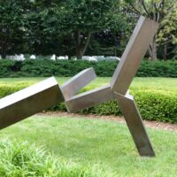 National Gallery of Art Sculpture Garden Washington D.C.<br>
"Untitled" von Joel Shapiro "Untitled" von Joel Shapiro