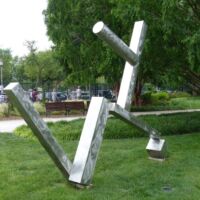 National Gallery of Art Sculpture Garden Washington D.C.<br>
"Cubi XXVI" von David Smith "Cubi XXVI" von David Smith