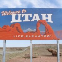 Roadsign in the Middle of Nowhere, Utah