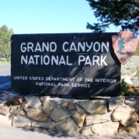 Parkeingang zum Grand Canyon National Park, Arizona