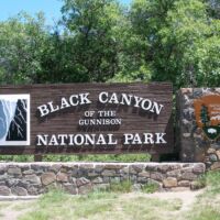 Parkeingang zum Black Canyon of the Gunnison National Park, Colorado Parkeingang zum Black Canyon of the Gunnison National Park, Colorado