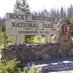 Parkeingang zum Rocky Mountain National Park, Colorado