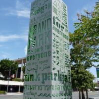 Grand Park in Los Angeles, Kalifornien