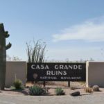 Parkeingang zum Casa Grande Ruins National Monument, Arizona