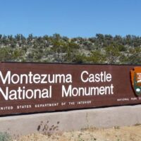 Parkeingang zum Montezuma Castle National Monument, Arizona