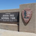 Parkeingang zum Joshua Tree National Park, Kalifornien