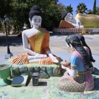Cambodian Buddhist Temple Wat Dhammararam in Stockton, California