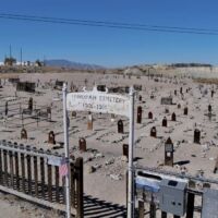 Historischer Friedhof in Tonopah, Nevada