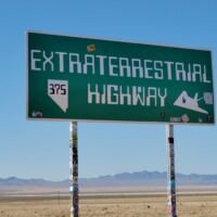 Unterwegs auf dem Extraterrestrial Highway in Nevada