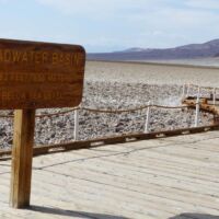Badwater Basin im Death Valley National Park, Kalifornien