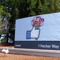 Hauptquartier von Facebook in Menlo Park, Kalifornien