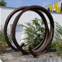 Wilhelm-Hack-Museum Ludwigshafen, Germany<br>
„Deux lignes indéterminées“ von Bernar Venet Deux lignes indéterminées (Ludwigshafen, Germany)
