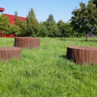 Skulpturenachse Eschborn, Germany<br>
"Points" von Bernar Venet Points (Eschborn, Germany)