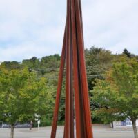 Seattle, Washington<br>
"Eleven Straight Lines" von Bernar Venet Eleven Straight Lines (Seattle, Washington)