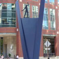 Chicago, Illinois<br>
"Crossing" von Hubertus von der Goltz Crossing (Chicago, Illinois)